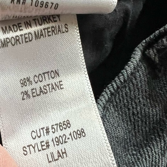 Citizens of Humanity Lilah High Rise Bootcut Long Jeans Anthem Black Denim 29 - Picture 16 of 16